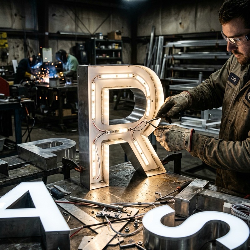 Metalwork & Foam Letters